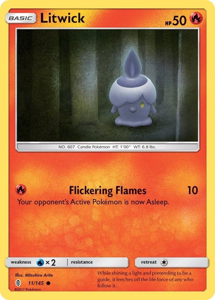 Image for Litwick (11/145) (SM02) - Pokemon