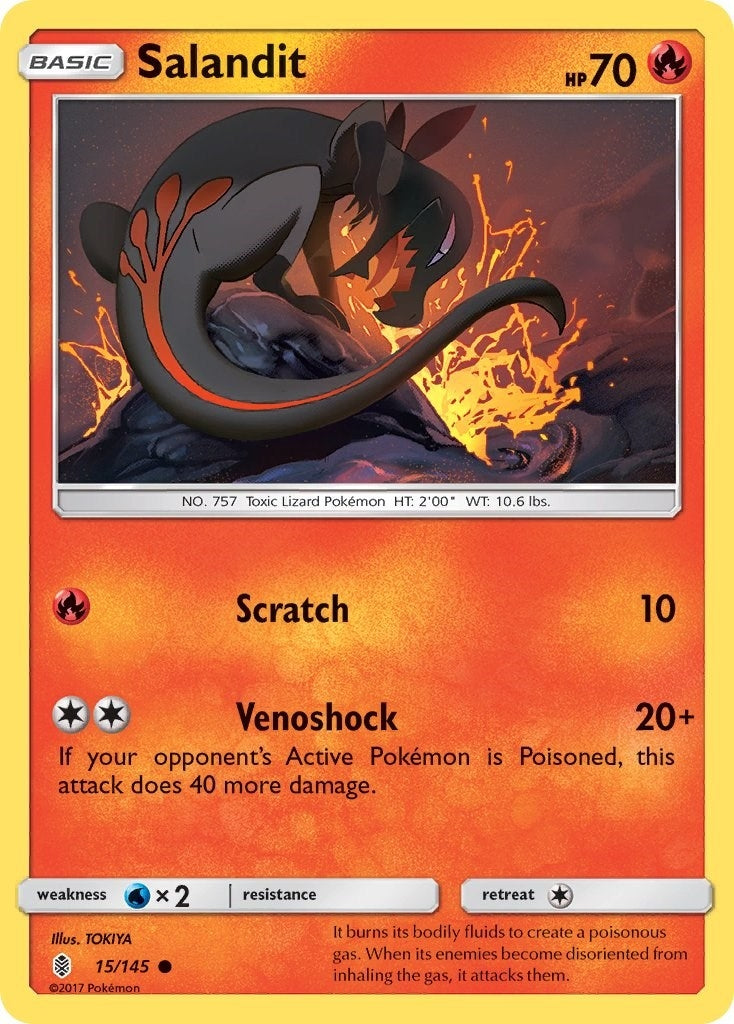Image for Salandit (15/145) (SM02) - Pokemon