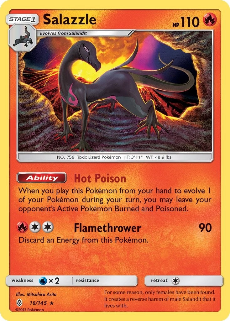 Image for Salazzle (16/145) (SM02) - Pokemon