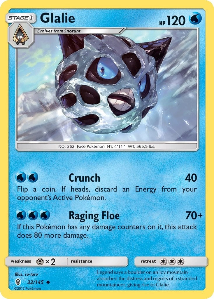 Image for Glalie (32/145) (SM02) - Pokemon