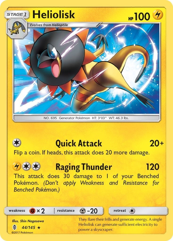 Image for Heliolisk (44/145) (SM02) - Pokemon