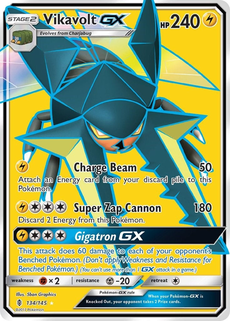 Image for Vikavolt GX (Full Art) (134/145) (SM02) - Pokemon