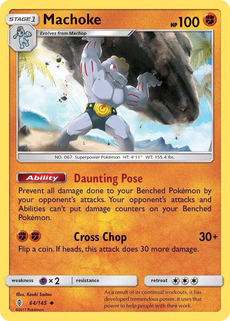 Image for Machoke (64/145) (SM02) - Pokemon