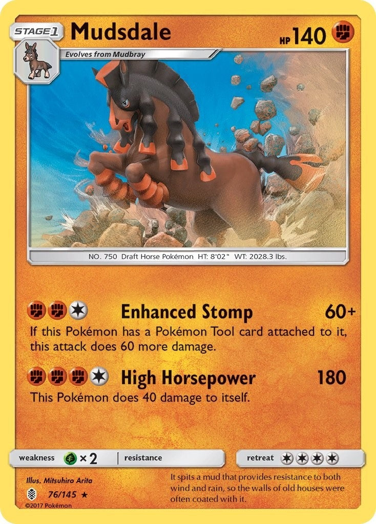 Image for Mudsdale (76/145) (SM02) - Pokemon