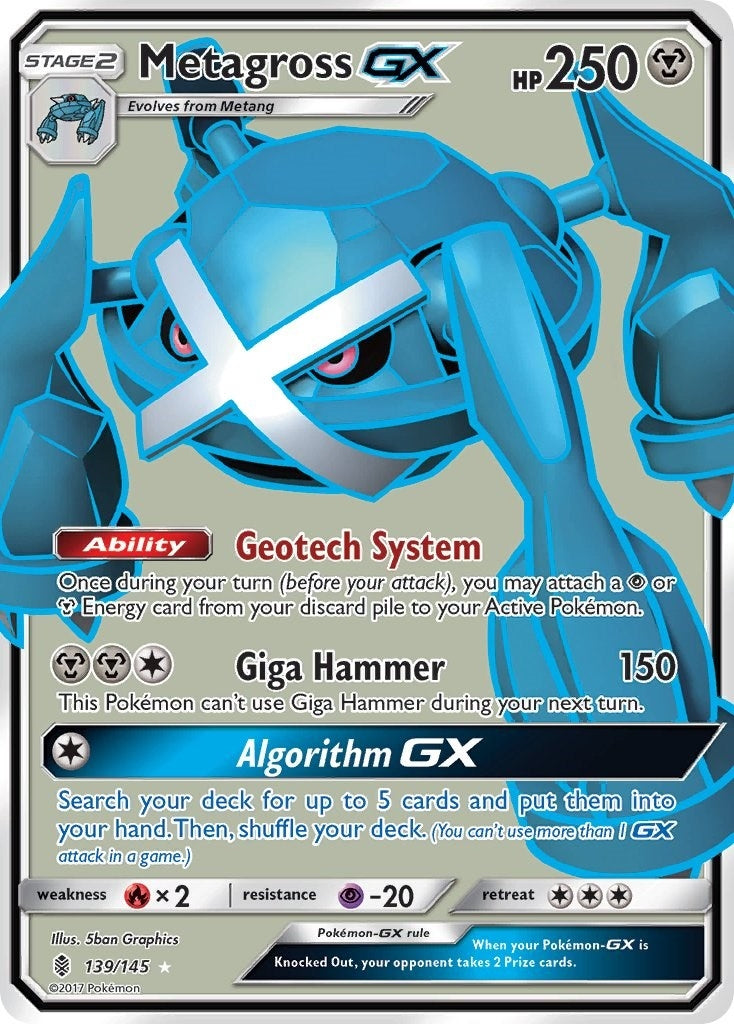 Image for Metagross GX (Full Art) (139/145) (SM02) - Pokemon