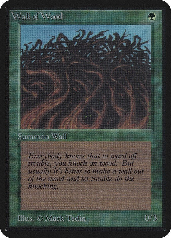 Image for Wall of Wood - Magic: The Gathering