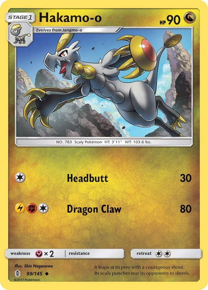 Image for Hakamo-o (99/145) (SM02) - Pokemon