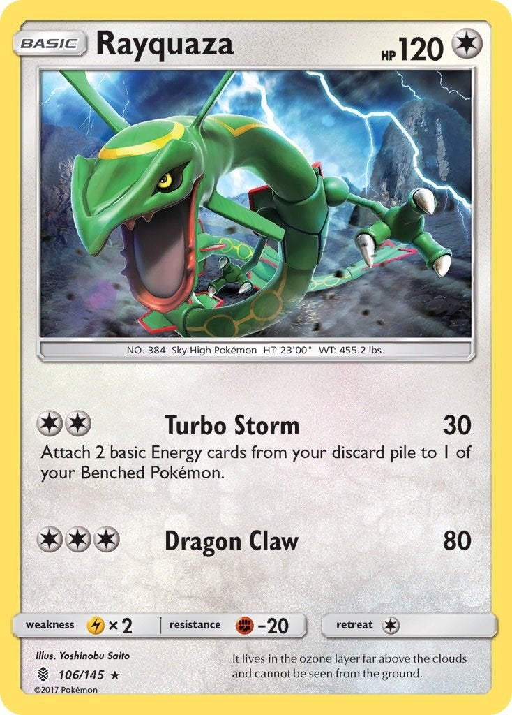 Image for Rayquaza (106/145) (SM02) - Pokemon