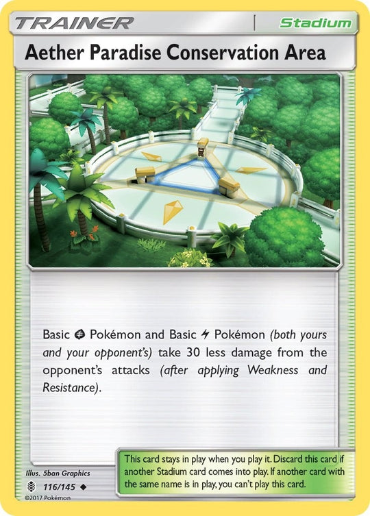 Image for Aether Paradise Conservation Area (116/145) (SM02) - Pokemon