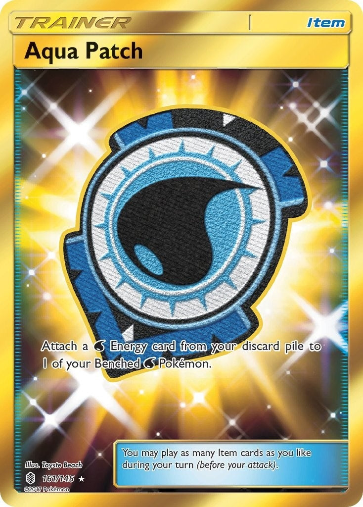 Image for Aqua Patch (Secret) (161/145) (SM02) - Pokemon