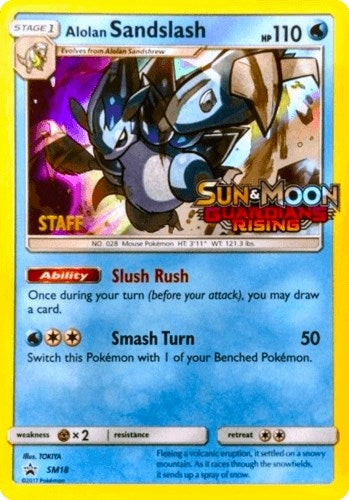 Image for Alolan Sandslash - SM18 (Prerelease) [Staff] (SM18) (SMP) - Pokemon