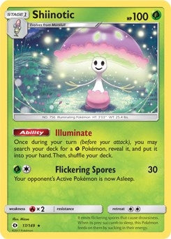 Image for Shiinotic - 17/149 (SM Base Set) (017/149) (PR) - Pokemon