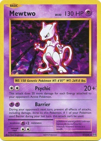 Image for Mewtwo - 51/108 (Cracked Ice Holo) (051/108) (PR) - Pokemon