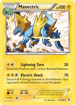 Image for Manectric - 61/160 (XY Primal Clash) (061/160) (PR) - Pokemon