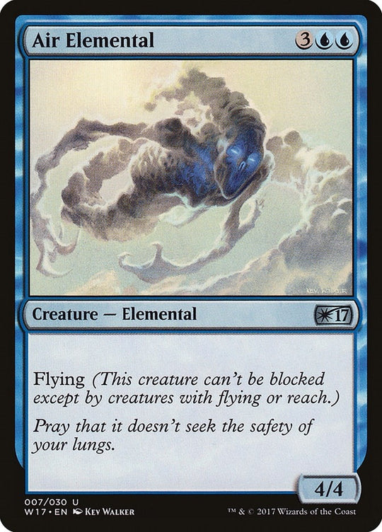 Image for Air Elemental (7) (W17) - Magic: The Gathering