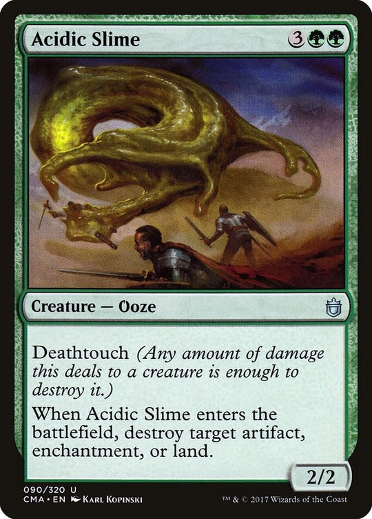Image for Acidic Slime (90) (CMA) - Magic: The Gathering