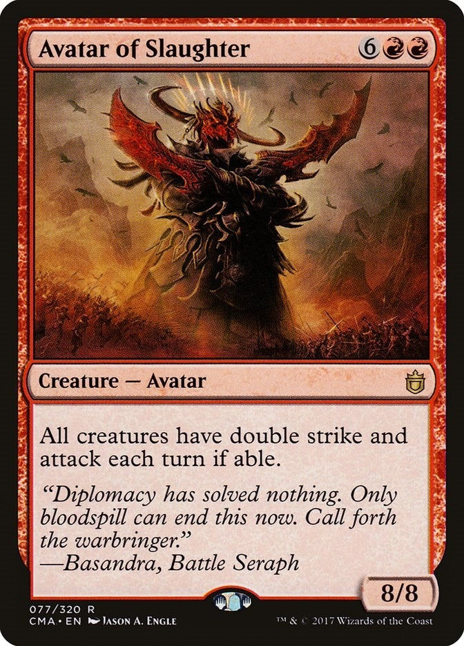 Image for Avatar of Slaughter (77) (CMA) - Magic: The Gathering