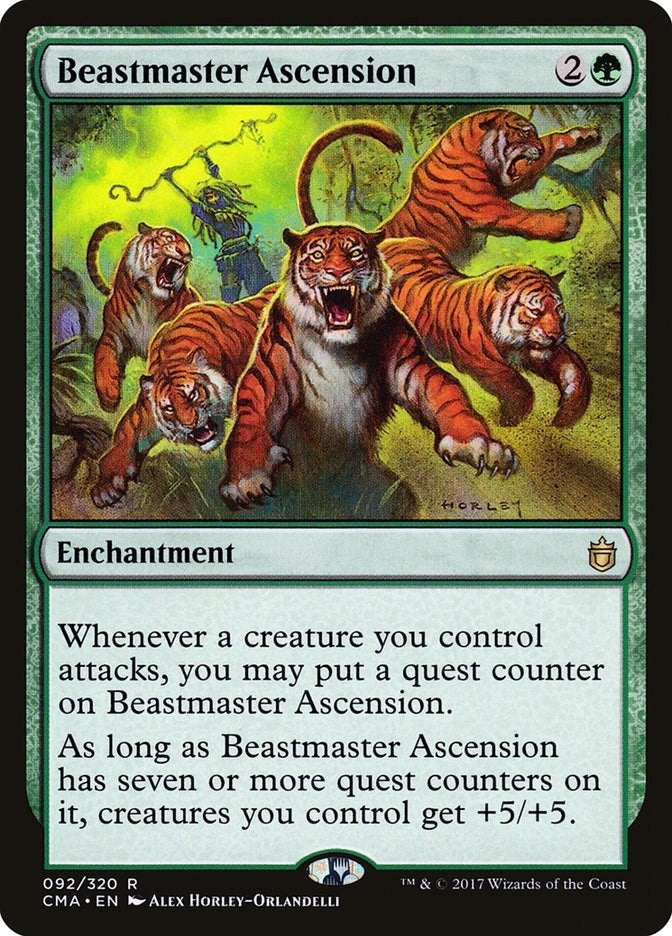 Image for Beastmaster Ascension (92) (CMA) - Magic: The Gathering
