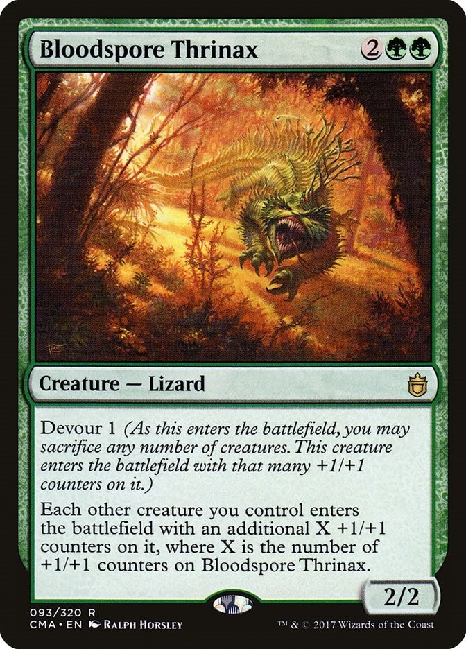 Image for Bloodspore Thrinax (93) (CMA) - Magic: The Gathering