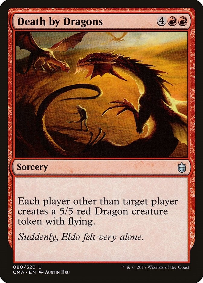 Image for Death by Dragons (80) - Magic: The Gathering