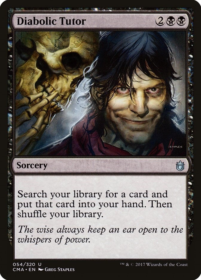 Image for Diabolic Tutor (54) - Magic: The Gathering