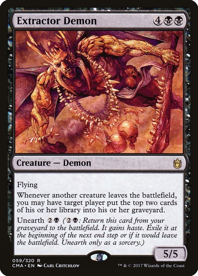 Image for Extractor Demon (59) - Magic: The Gathering