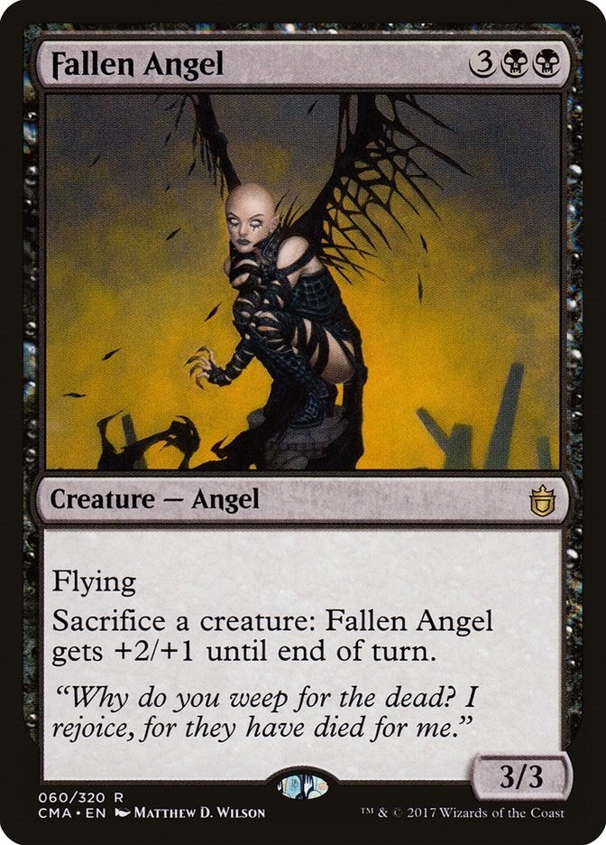 Image for Fallen Angel (60) - Magic: The Gathering
