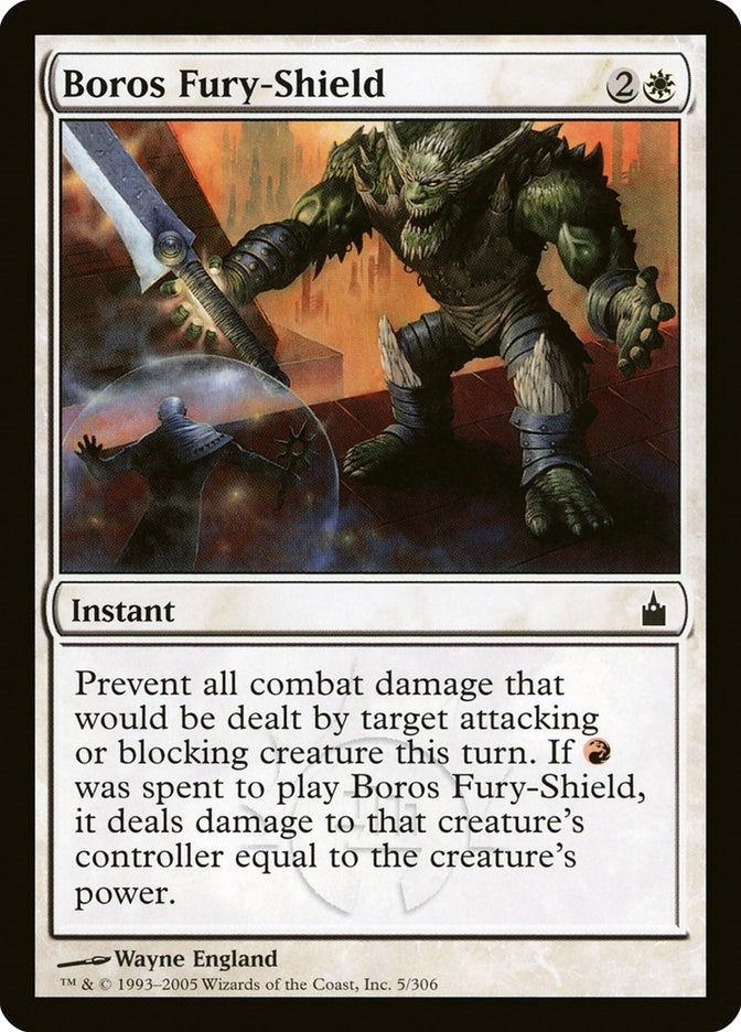 Image for Boros Fury-Shield (5) - Magic: The Gathering