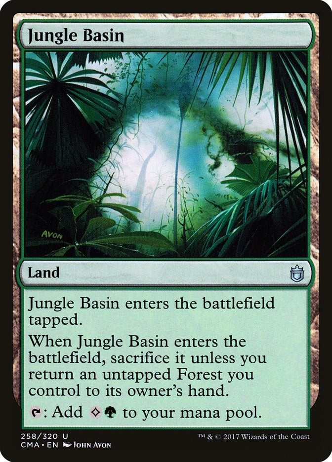 Image for Jungle Basin (258) - Magic: The Gathering