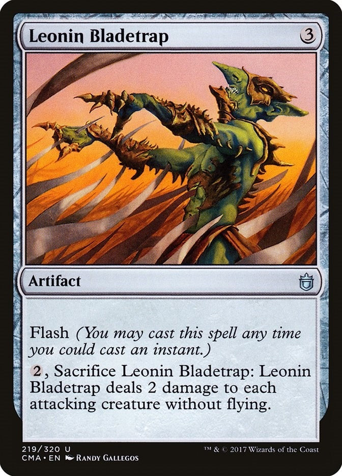 Image for Leonin Bladetrap (219) - Magic: The Gathering