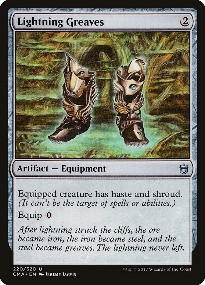 Image for Lightning Greaves (220) - Magic: The Gathering