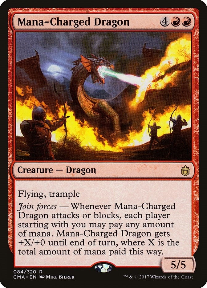 Image for Mana-Charged Dragon (84) - Magic: The Gathering