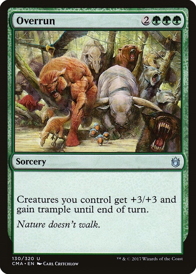 Image for Overrun (130) (CMA) - Magic: The Gathering