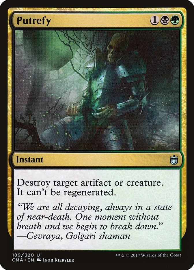 Image for Putrefy (189) - Magic: The Gathering
