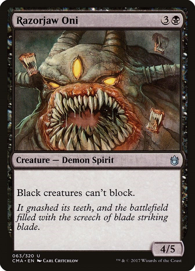 Image for Razorjaw Oni (63) - Magic: The Gathering
