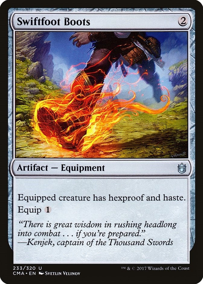 Image for Swiftfoot Boots (233) (CMA) - Magic: The Gathering