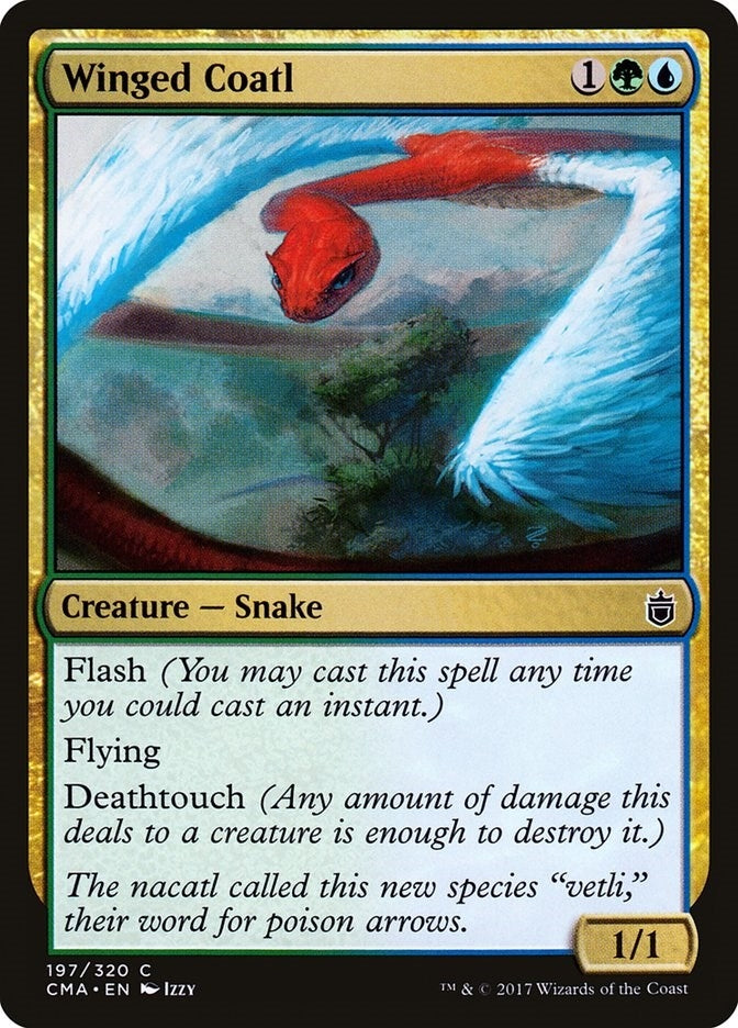 Image for Winged Coatl (197) - Magic: The Gathering