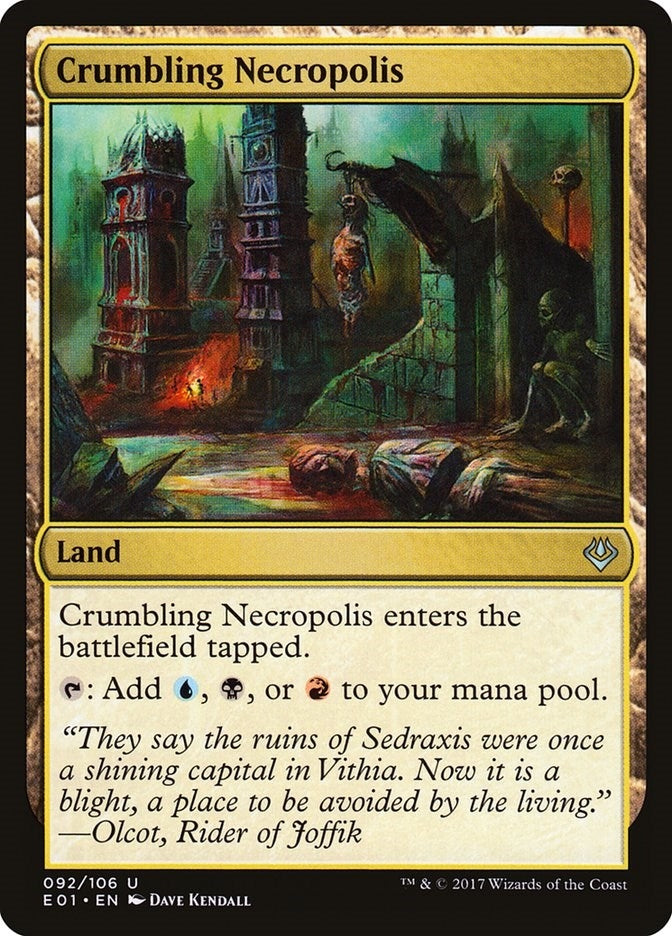 Image for Crumbling Necropolis (92) - Magic: The Gathering