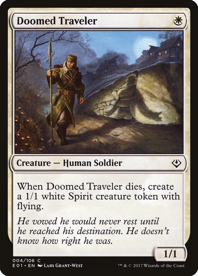 Image for Doomed Traveler (4) (AC2) - Magic: The Gathering