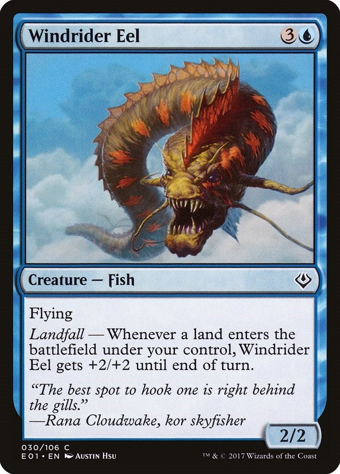 Image for Windrider Eel (30) - Magic: The Gathering