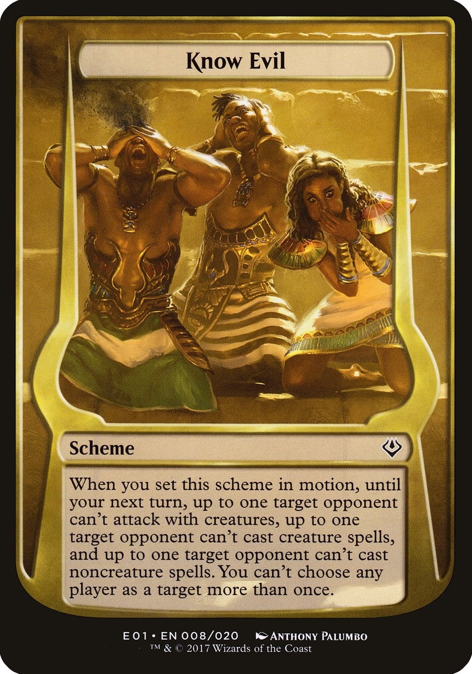 Image for Know Evil (Archenemy: Nicol Bolas) (8) - Magic: The Gathering