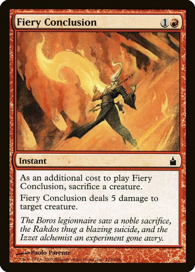 Image for Fiery Conclusion (122) - Magic: The Gathering