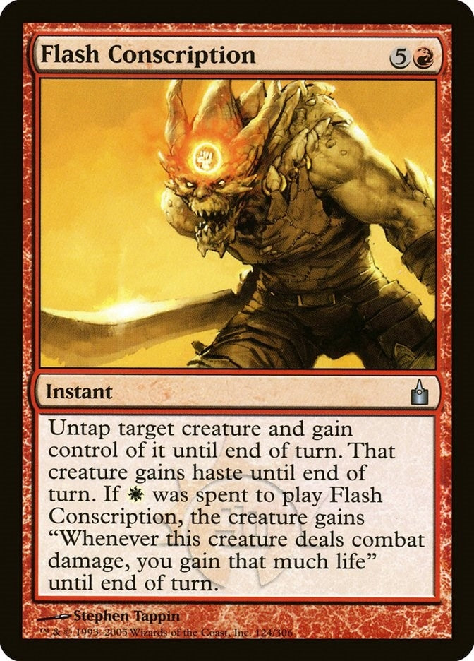 Image for Flash Conscription (124) - Magic: The Gathering
