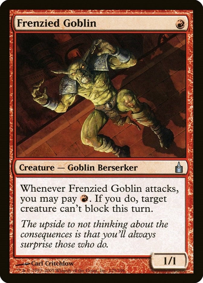 Image for Frenzied Goblin (125) - Magic: The Gathering
