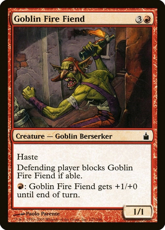 Image for Goblin Fire Fiend (127) - Magic: The Gathering