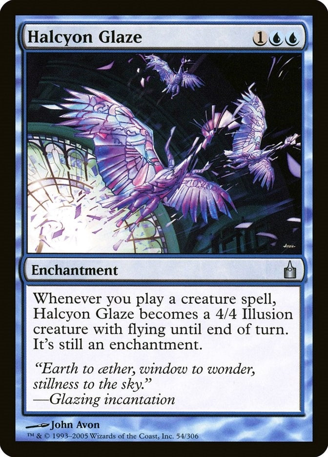 Image for Halcyon Glaze (54) - Magic: The Gathering