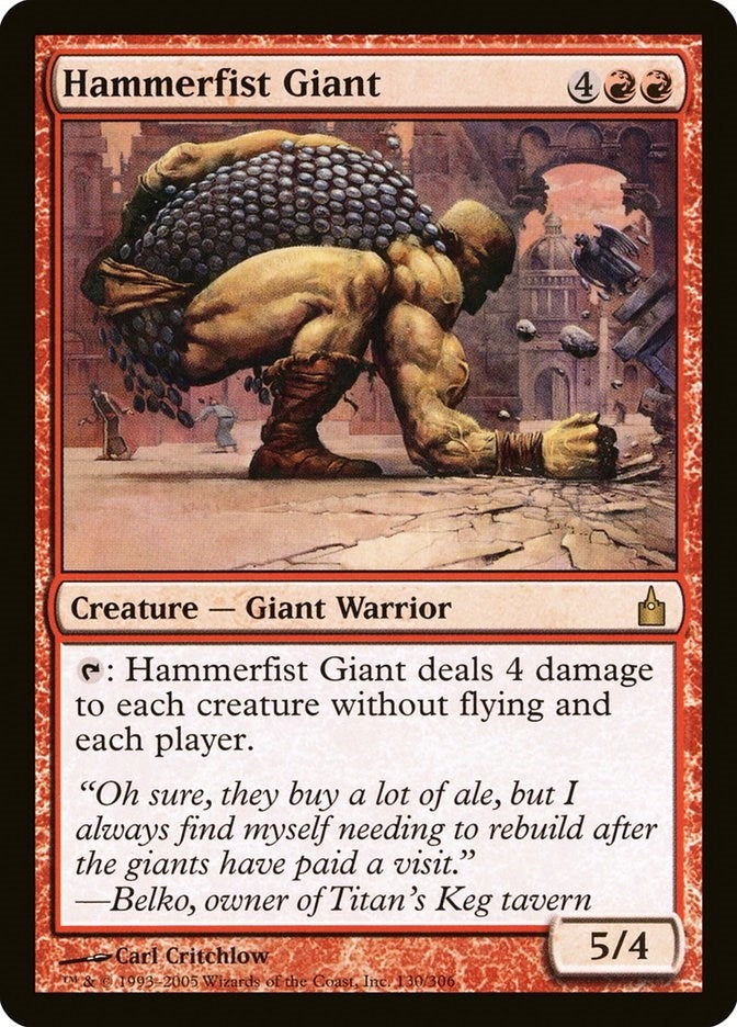 Image for Hammerfist Giant (130) - Magic: The Gathering