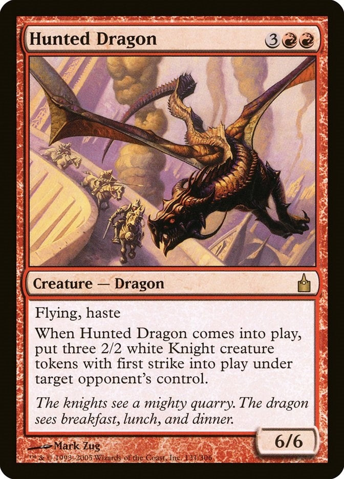 Image for Hunted Dragon (131) - Magic: The Gathering