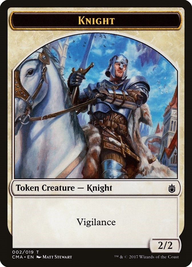 Image for Knight Token (002) (2) - Magic: The Gathering