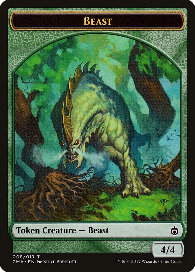 Image for Beast Token (008) (8) - Magic: The Gathering